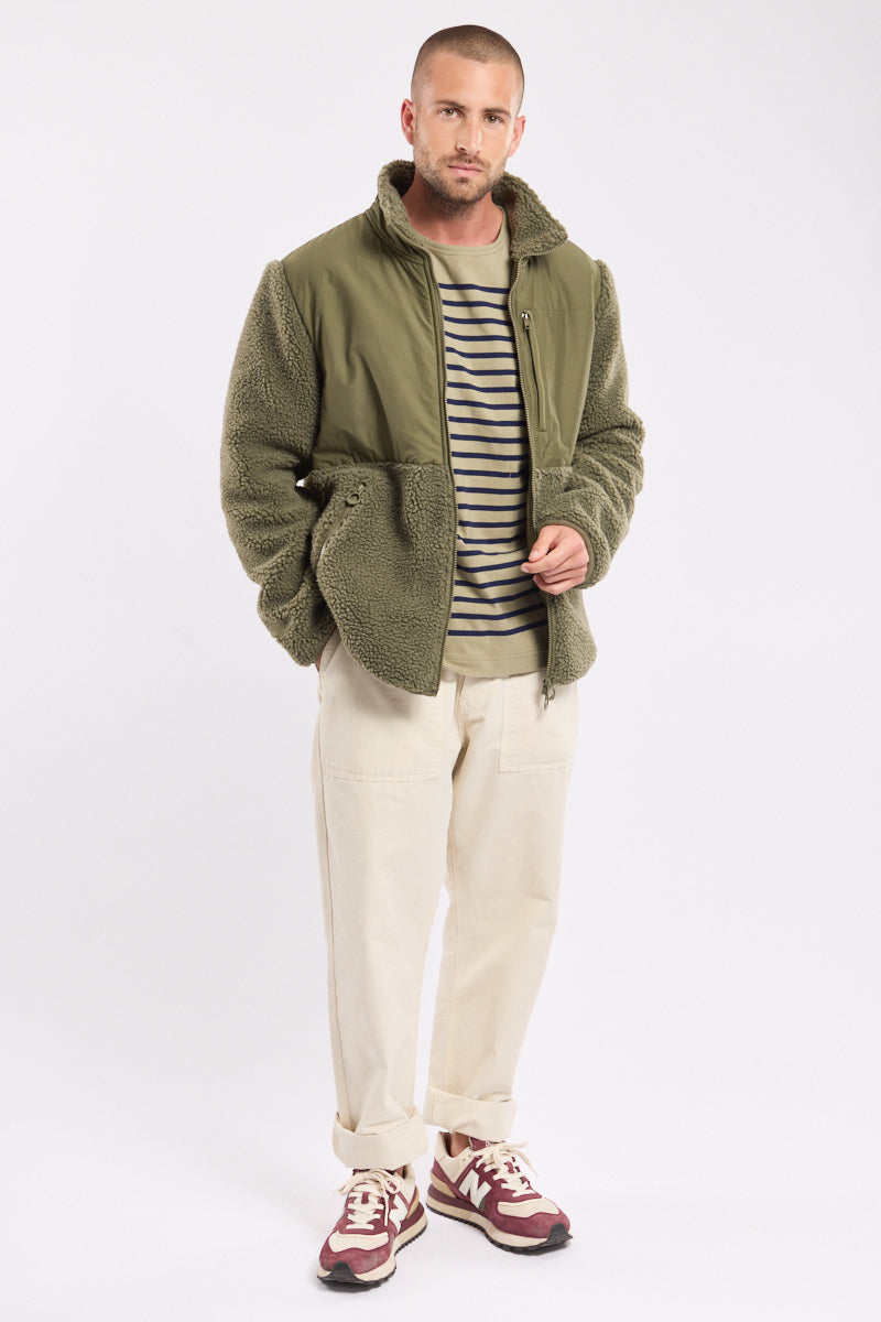 armor-lux-h-ritage-veste-zipp-e-sherpa-homme-col-montant image 3