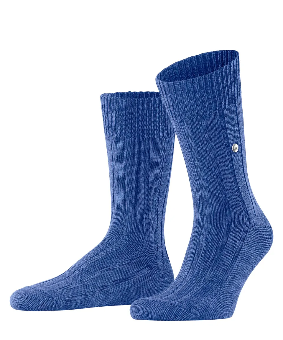 burlington-dover-chaussettes-homme-laine-bleu-river-blue-40-46 image 1