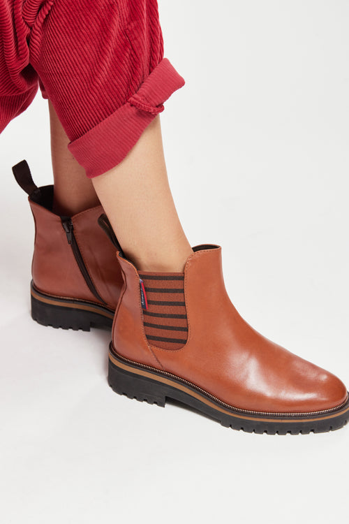armor-lux-chelsea-boots-femme-cuir-h-ritage-zip-int-rieur image 4