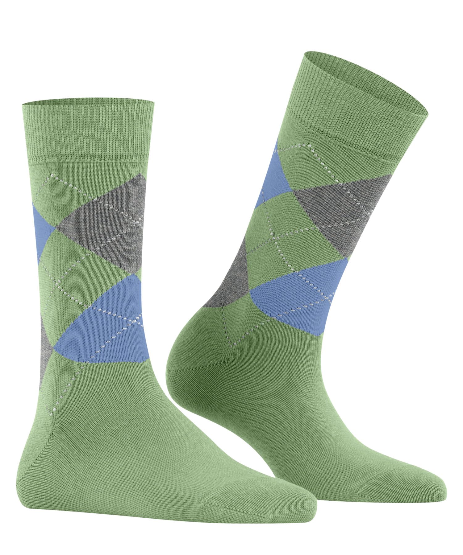 burlington-queen-w-chaussettes-femme-coton-fantaisie-1-paire-vert-persian-green- image 5