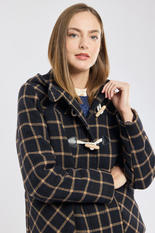 armor-lux-duffle-coat-femme-carreaux-drap-de-laine image 7