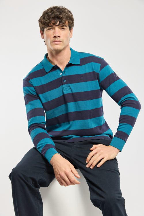 armor-lux-h-ritage-polo-ray-manches-longues-en-coton image 2