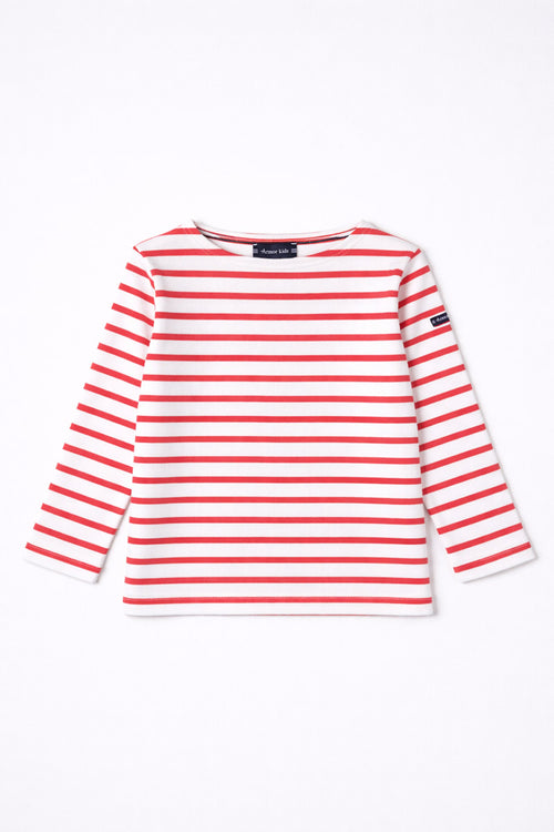 armor-lux-chemise-ray-e-bretonne-enfant-coton-marini-re image 2
