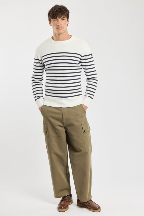 armor-lux-groix-pull-p-cheur-ray-homme-coton image 3