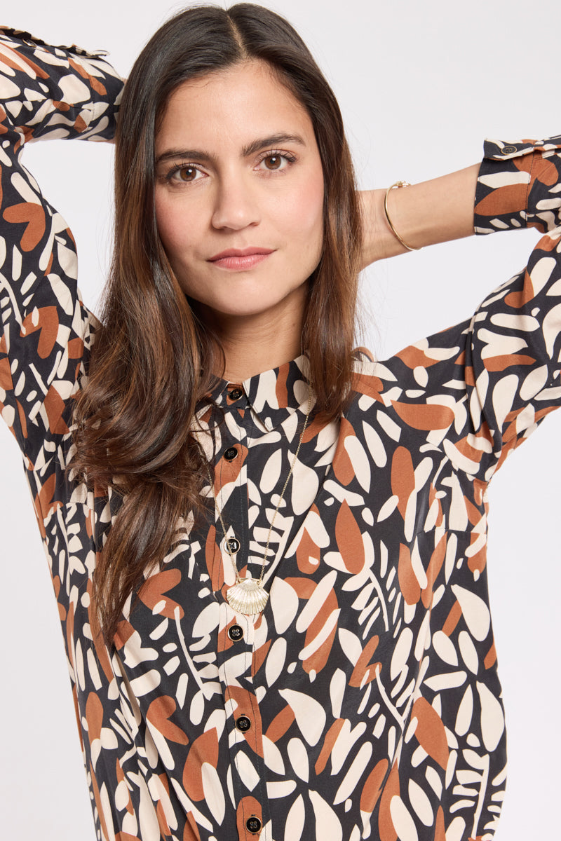 armor-lux-chemise-imprim-e-cupro-femme-fluide image 5