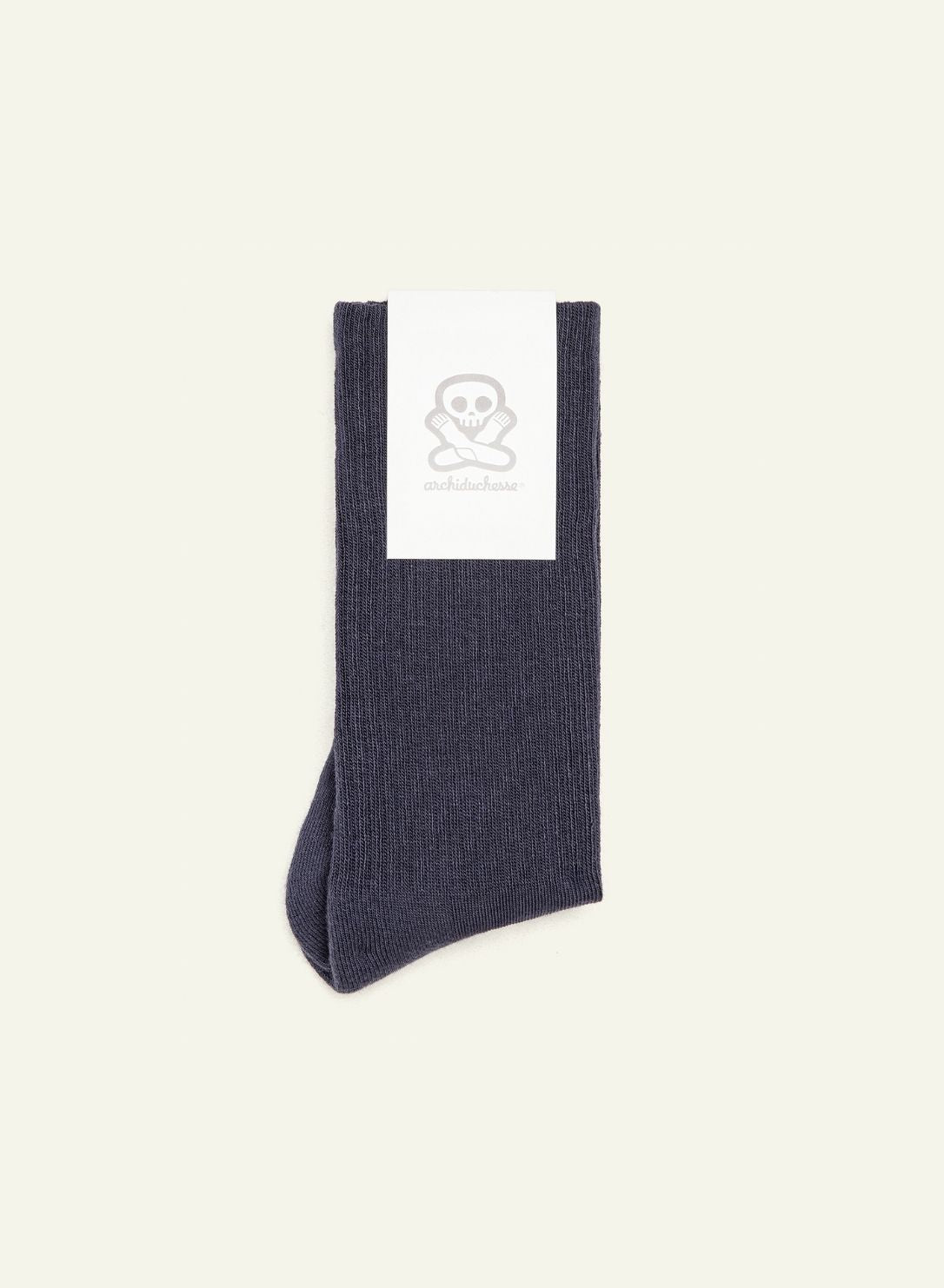 archiduchesse-bouclette-bleu-marine-chaussettes-chaudes-courtes image 3
