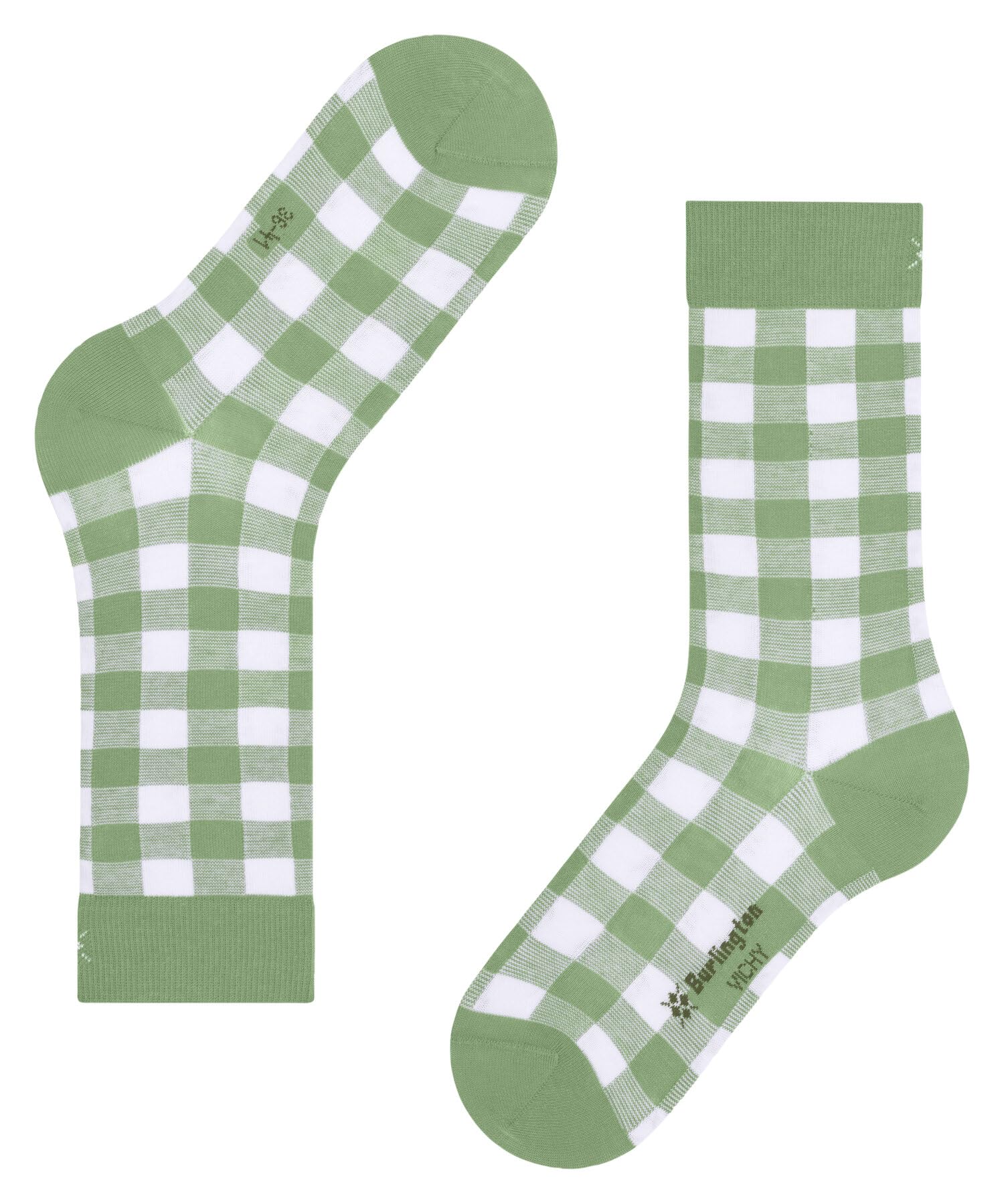 burlington-vichy-chaussettes-femme-coton-fantaisie-vert-quiet-green-7378-36-41 image 7