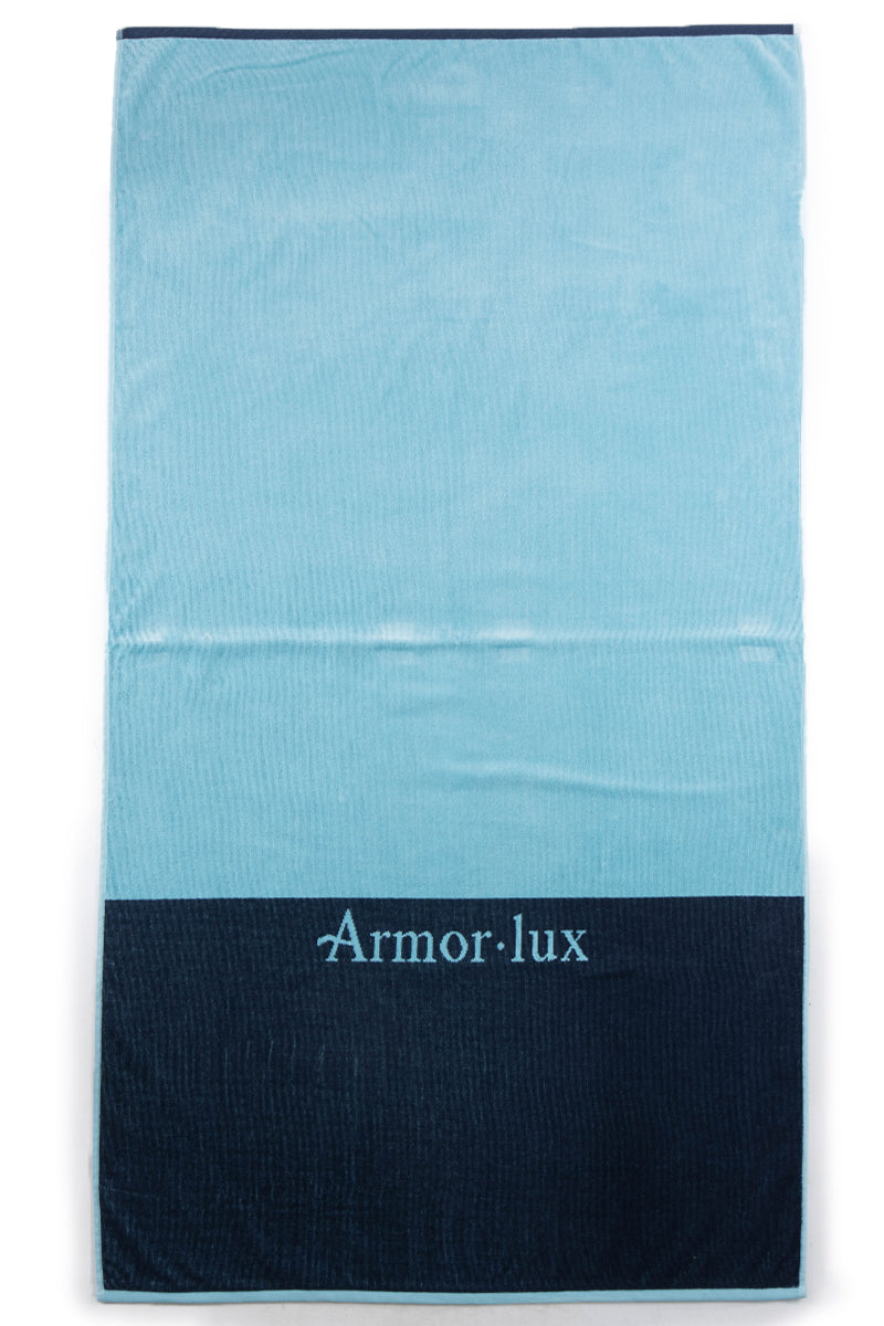 armor-lux-drap-de-plage-90x160-cm-coton-bicolore-brod image 3