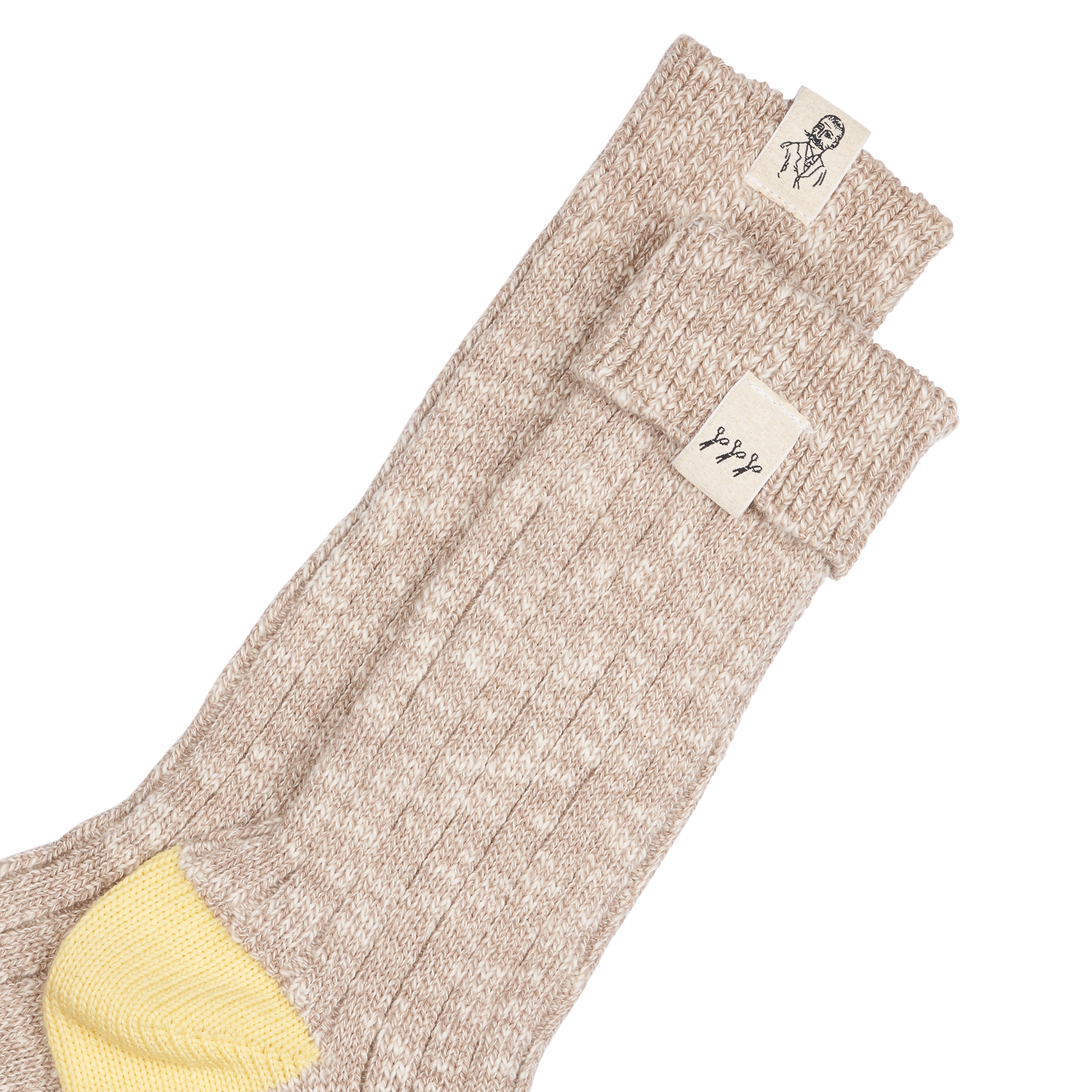 atelier-tuffery-c-lestin-chaussettes-paisses-jaunes image 2