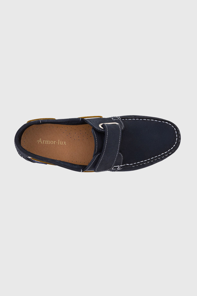armor-lux-chaussures-bateau-frehalo-homme-cuir-bleu-marine image 3