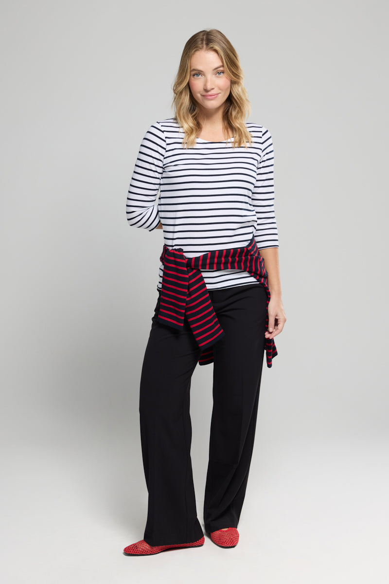armor-lux-marini-re-femme-manches-3-4-coton-l-ger-3 image 3