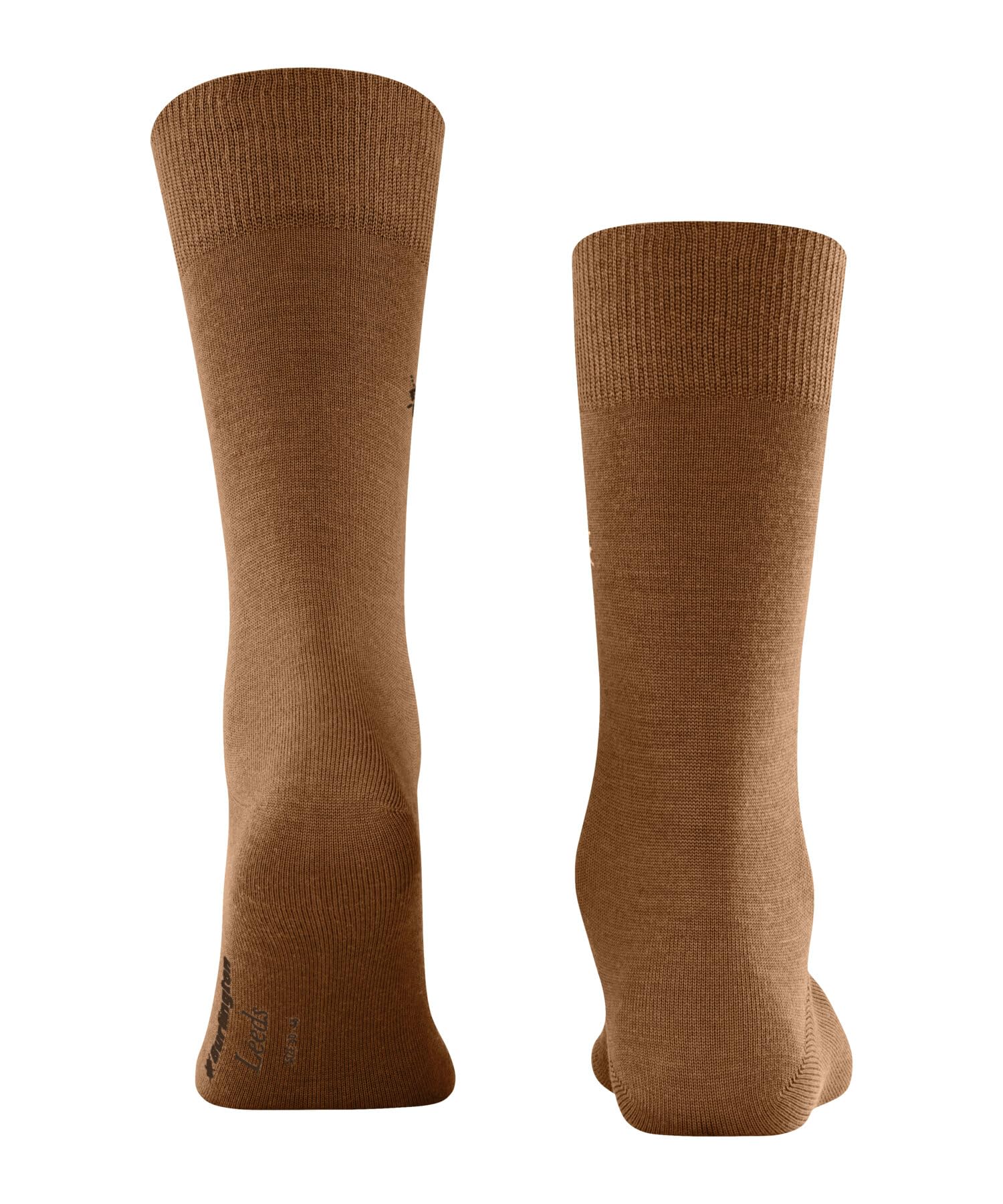 burlington-leeds-chaussettes-homme-marron-caramel-5582-40-46 image 2