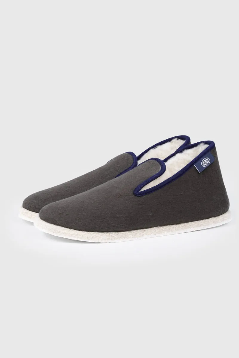 armor-lux-chaussons-unis-laine image 1