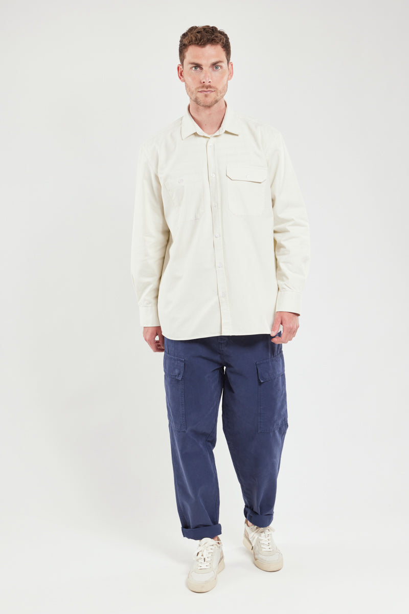 armor-lux-surchemise-homme-unie-coton-coupe-confort image 3