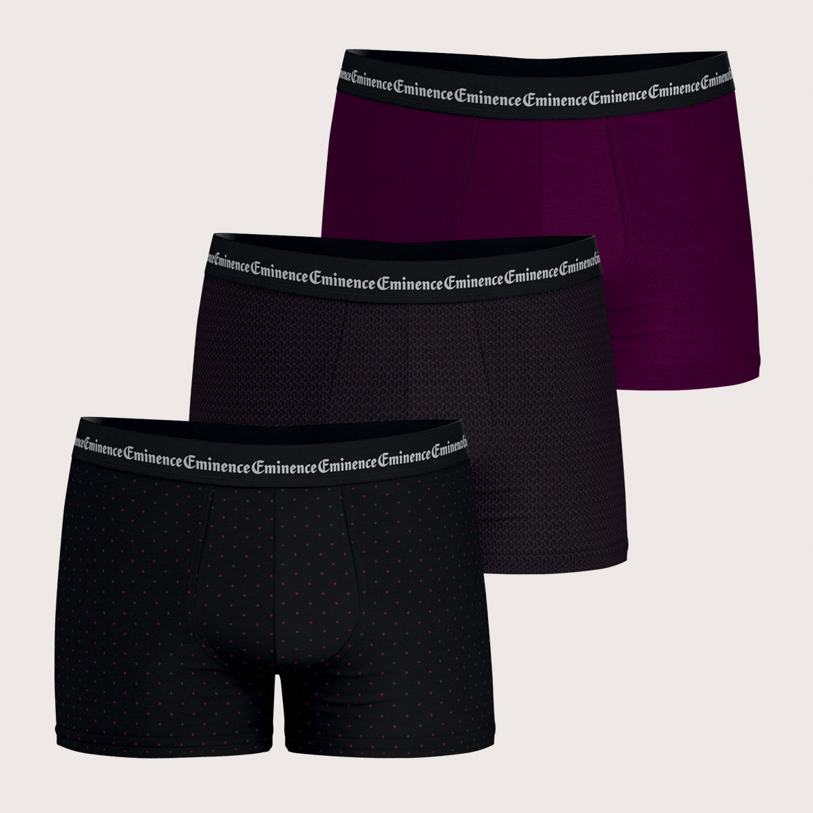eminence-lot-de-3-boxers-homme-business-print image 1
