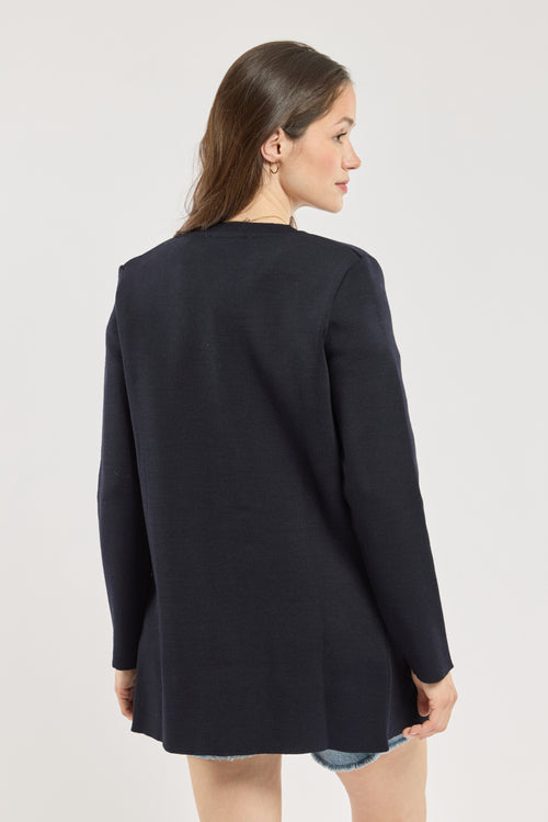 armor-lux-cardigan-long-maille-milano-dense-h-ritage image 6