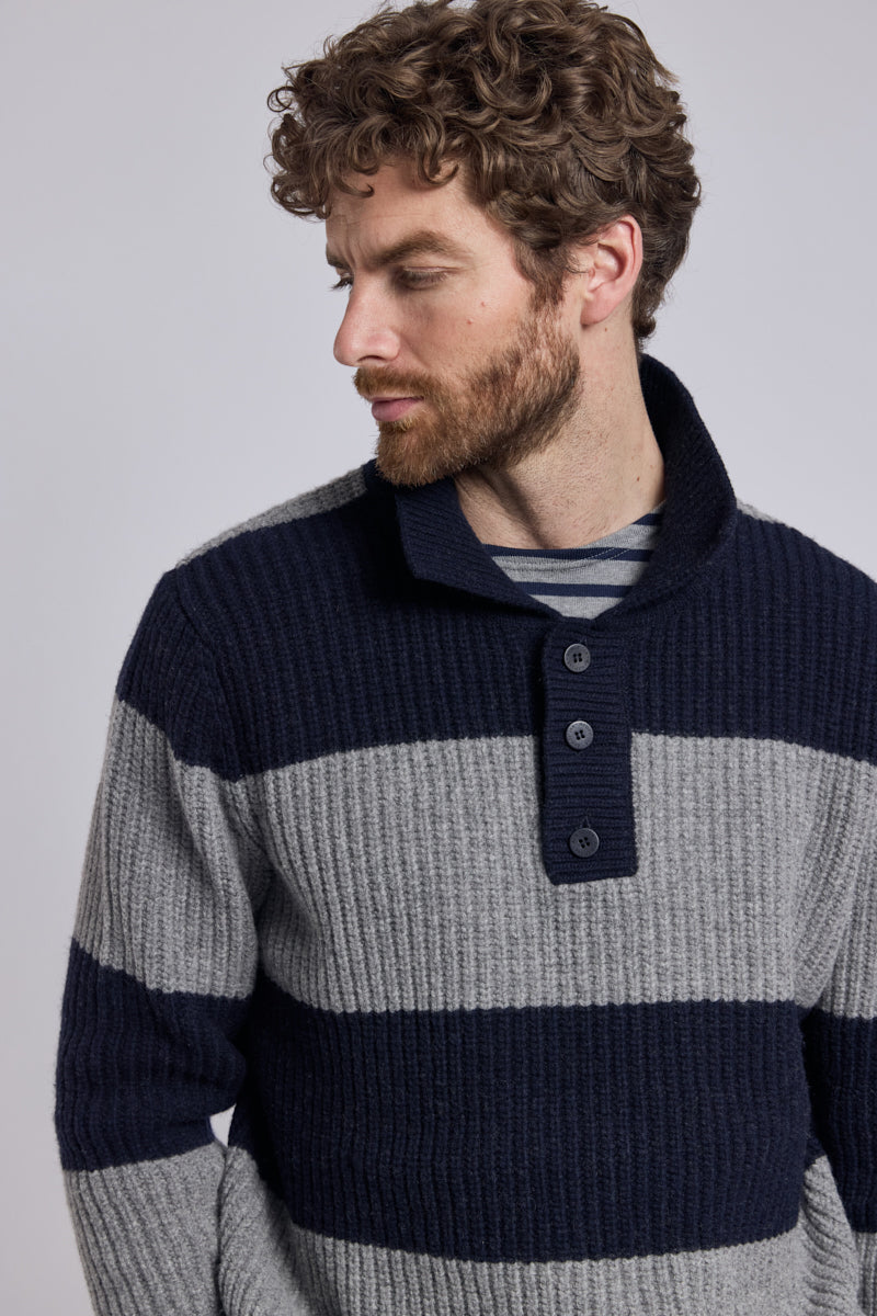 armor-lux-pull-col-polo-heritage-homme-laine image 2
