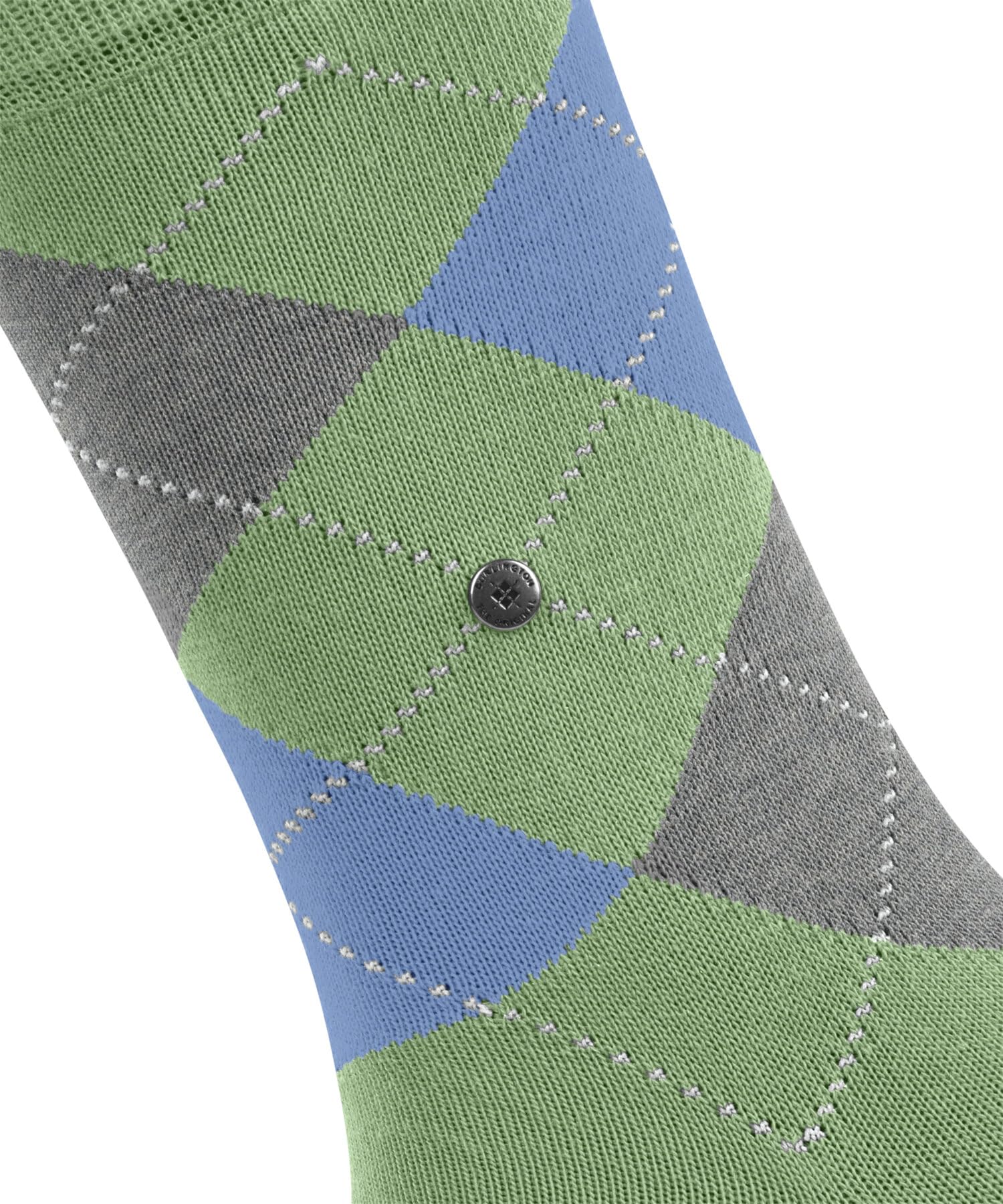 burlington-queen-w-chaussettes-femme-coton-fantaisie-1-paire-vert-persian-green- image 3