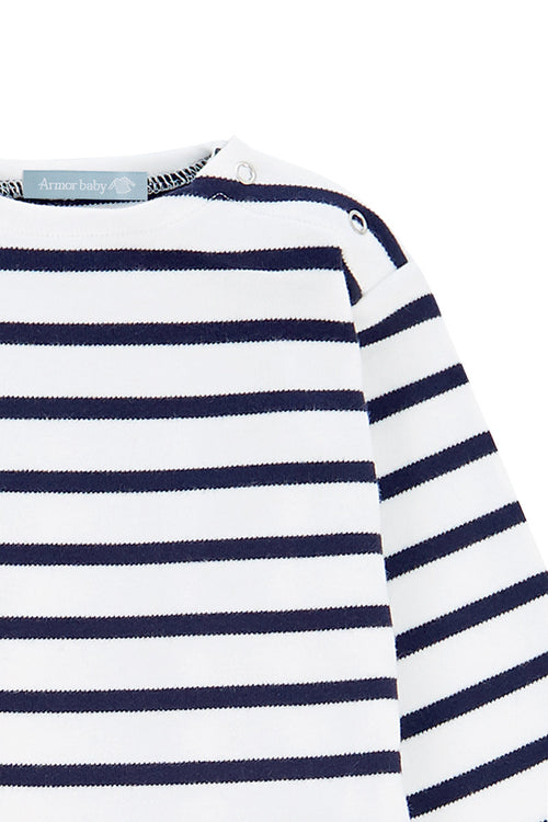 armor-lux-marini-re-b-b-loctudy-coton-pais-manches-longues image 3