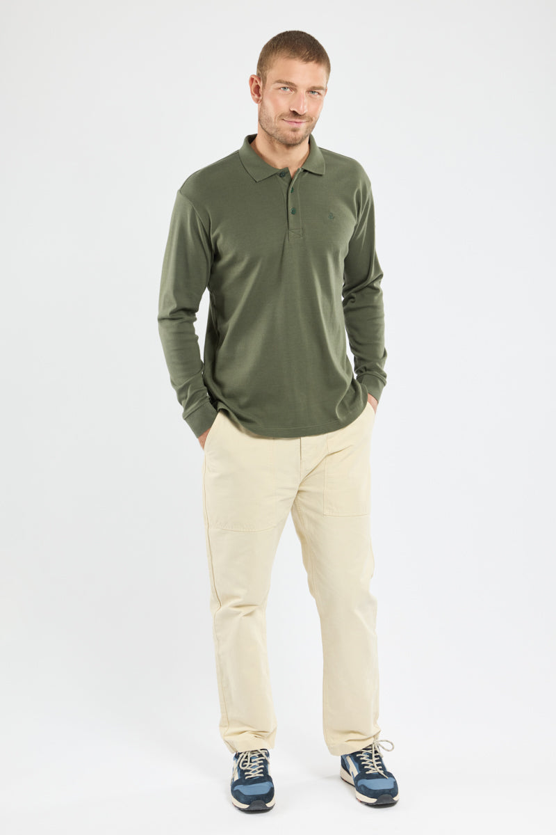 armor-lux-polo-ancre-homme-manches-longues-coton image 3