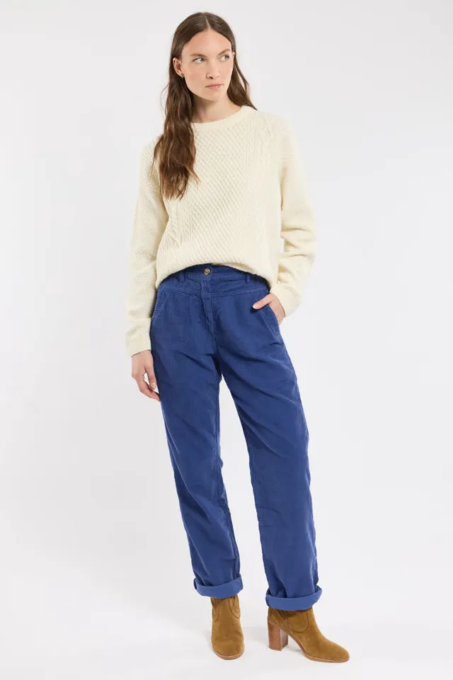 armor-lux-pantalon-velours-femme-100-coton image 1