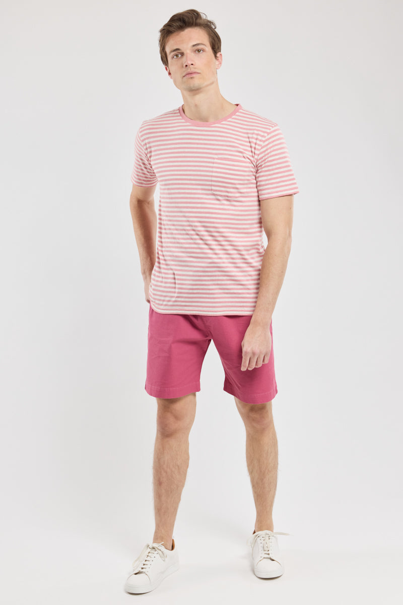 armor-lux-t-shirt-homme-ray-coton-lin-poche-poitrine image 4