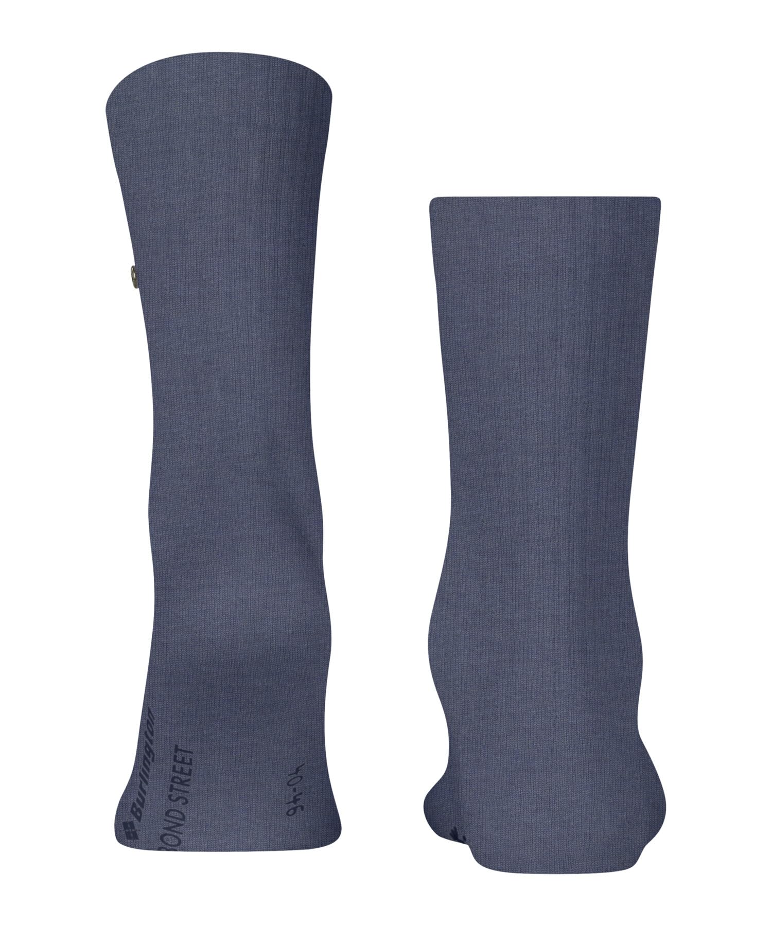 burlington-bond-street-chaussettes-homme-coton-uni-bleu-light-jeans-40-46 image 2