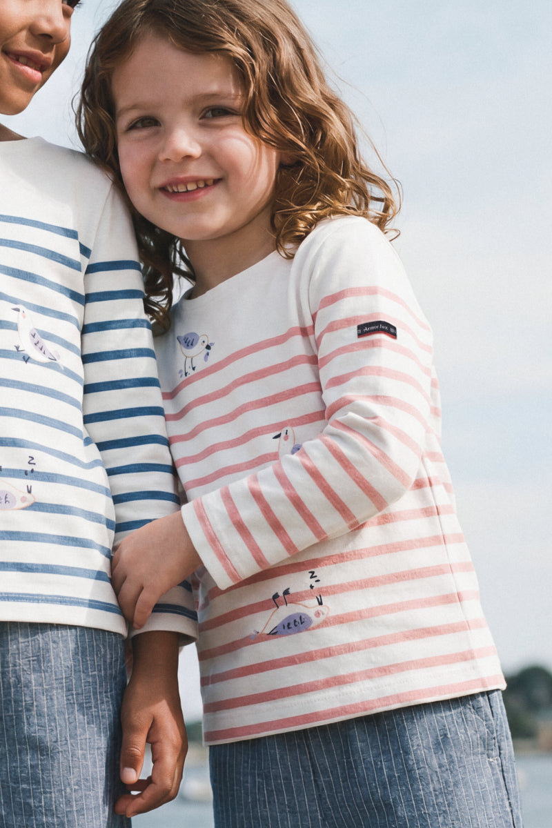 armor-lux-amiral-marini-re-enfant-mouettes-coton-pais image 1