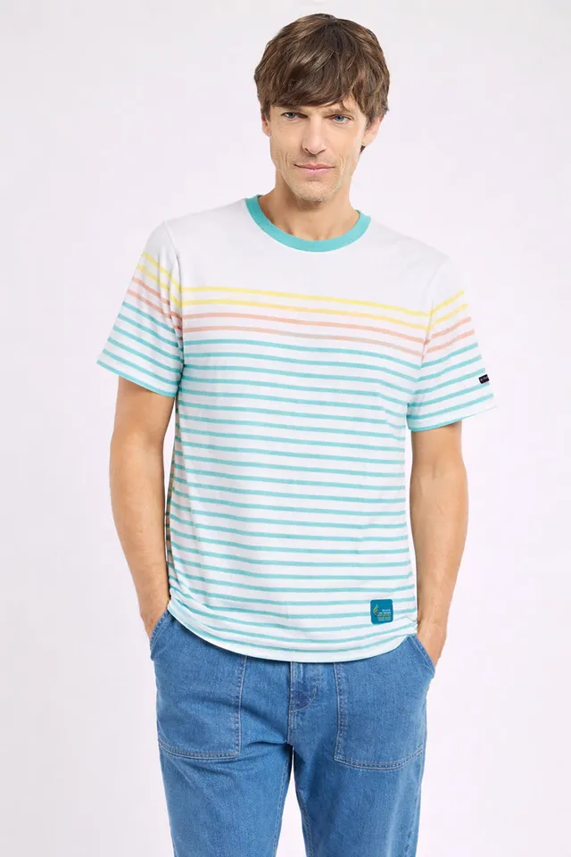 armor-lux-marini-re-homme-manches-courtes-coton-l-ger-5 image 1