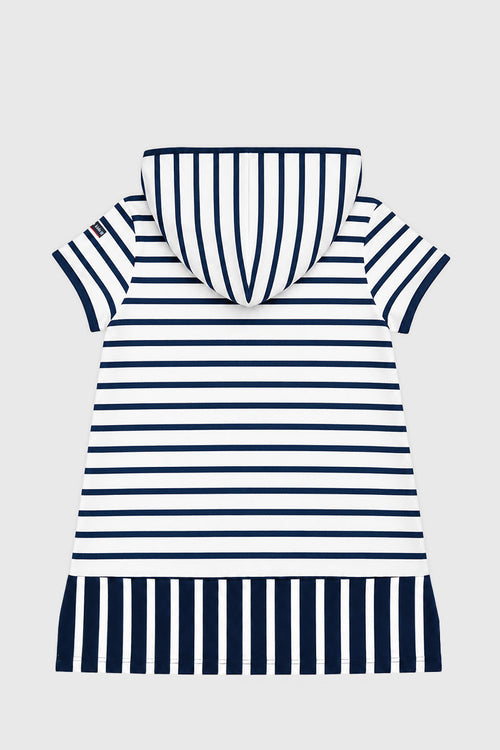 armor-lux-robe-ray-e-fille-coton-pais-capuche image 3