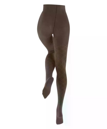 burlington-argyle-affair-collants-femme-coton-fantaisie-marron-maple-brown-5321- image 6