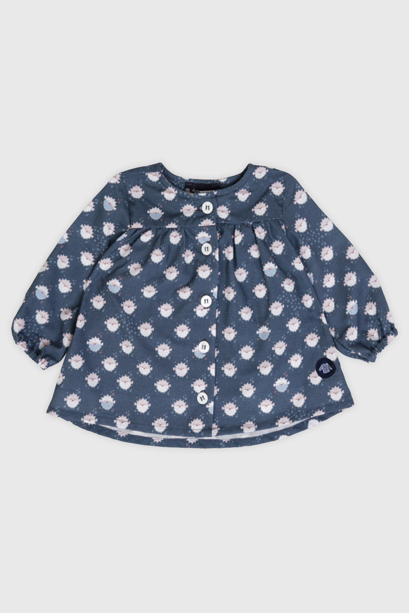 armor-lux-blouse-b-b-imprim-poissons-coton-popeline image 1