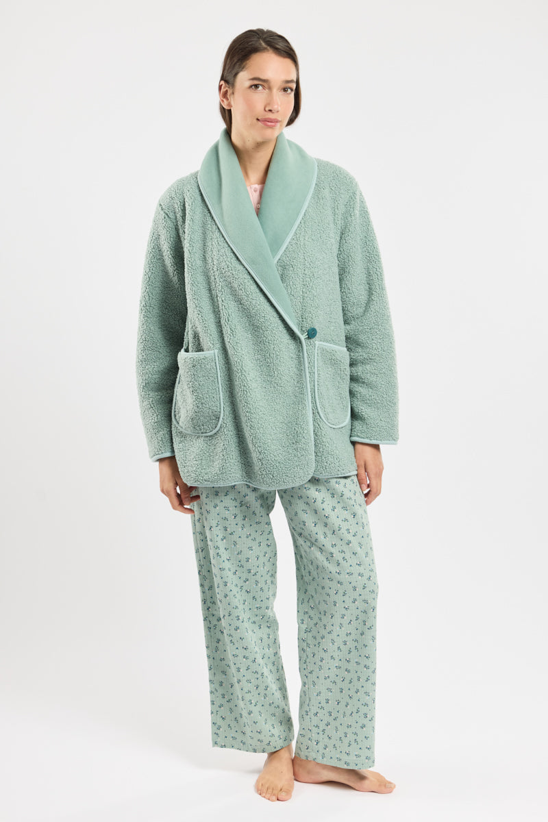 armor-lux-robe-de-chambre-courte-femme-poches image 3