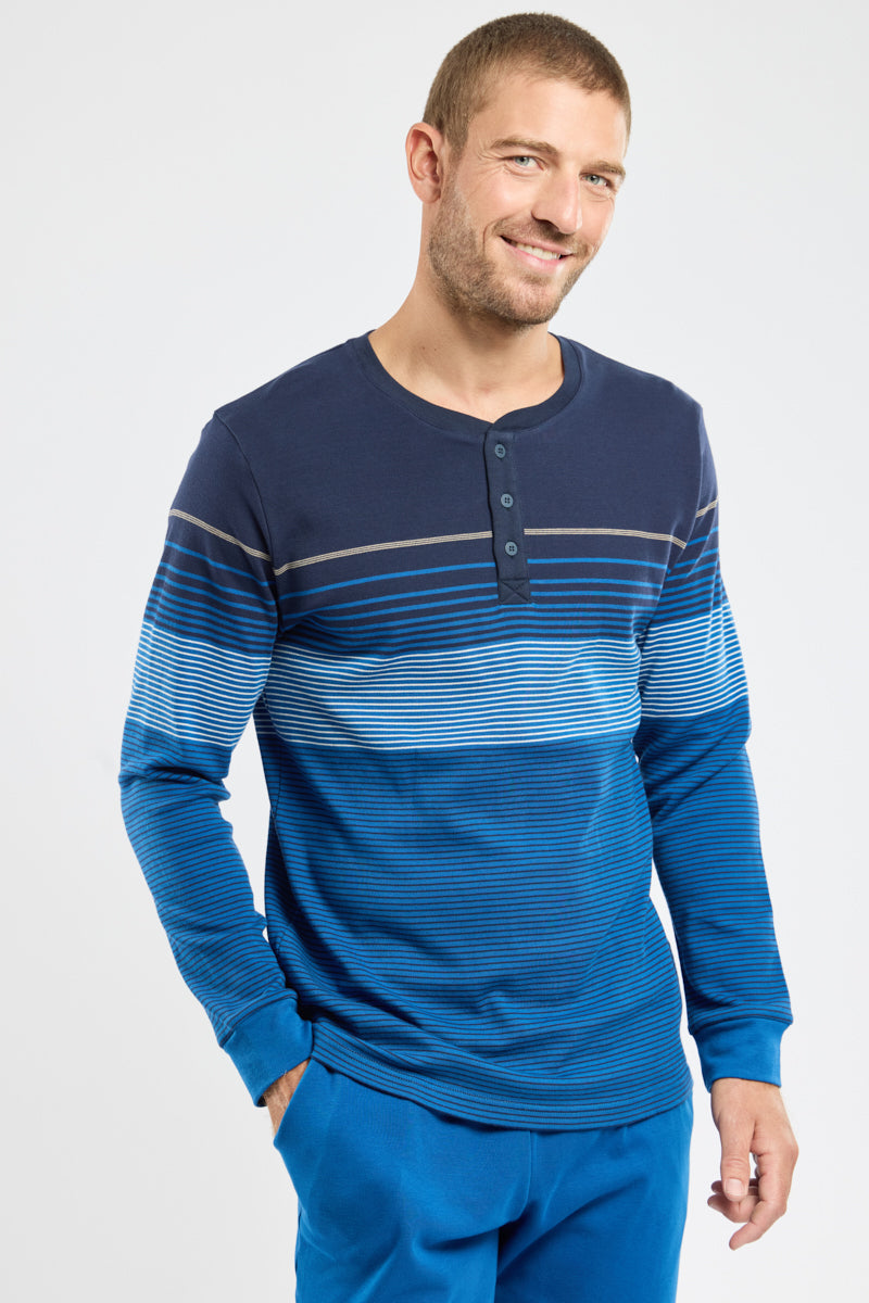 armor-lux-pyjama-jogging-coton-ray-homme image 4