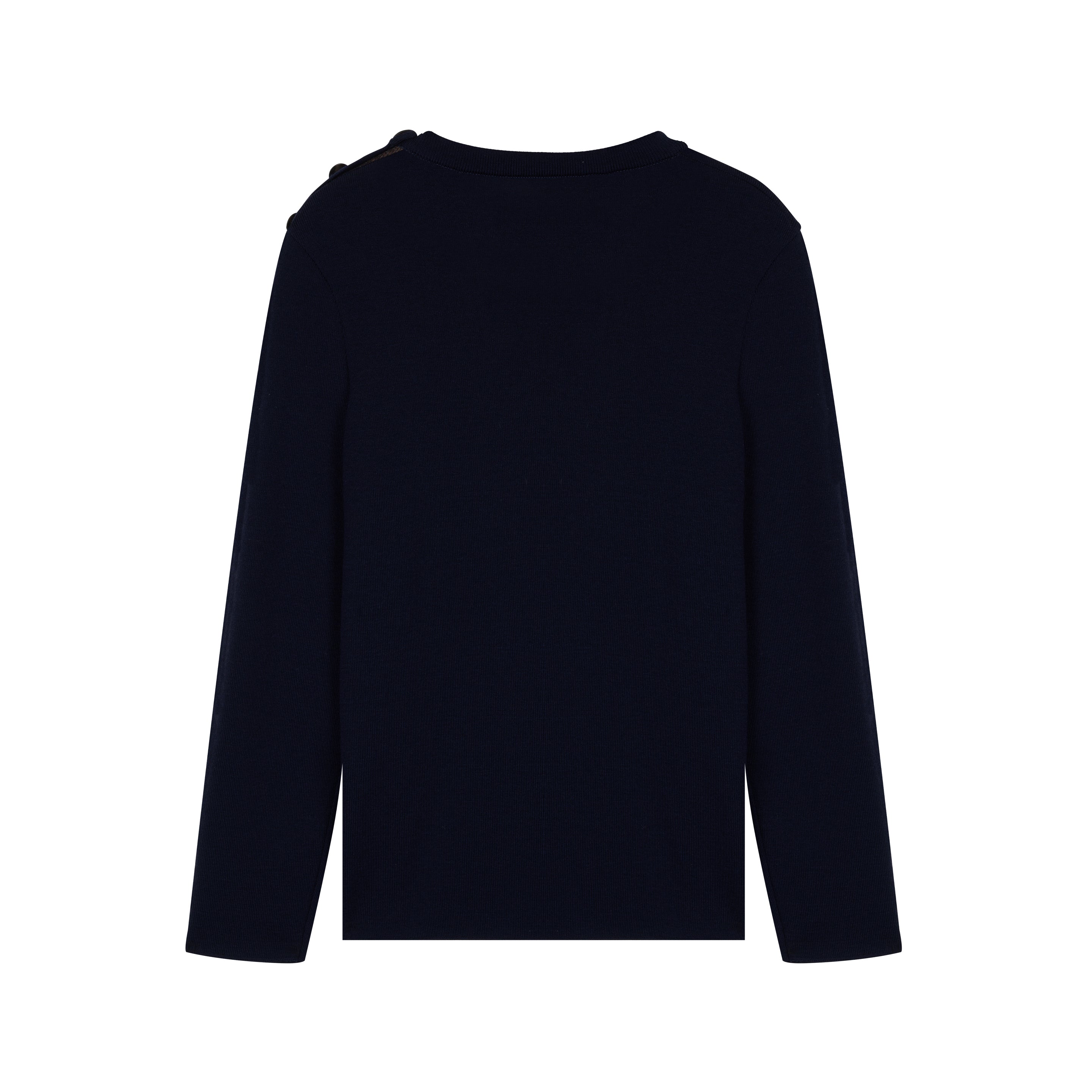 saint-james-x-atelier-tuffery-transmission-pull-marin-femme-laine-m-rinos-marine image 2
