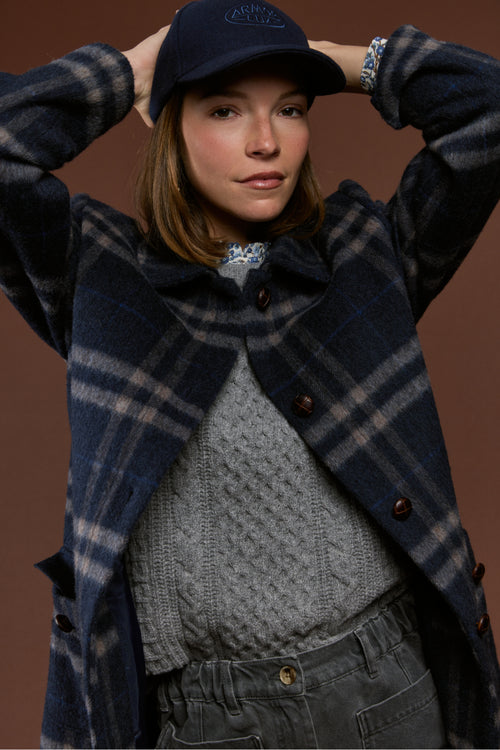 armor-lux-manteau-carreaux-femme-laine image 5