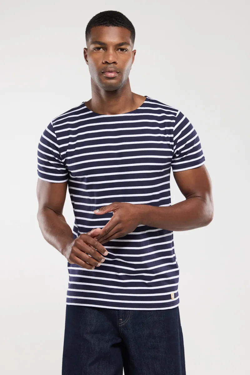 armor-lux-h-ritage-marini-re-homme-manches-courtes-coton-l-ger-145g-m image 1