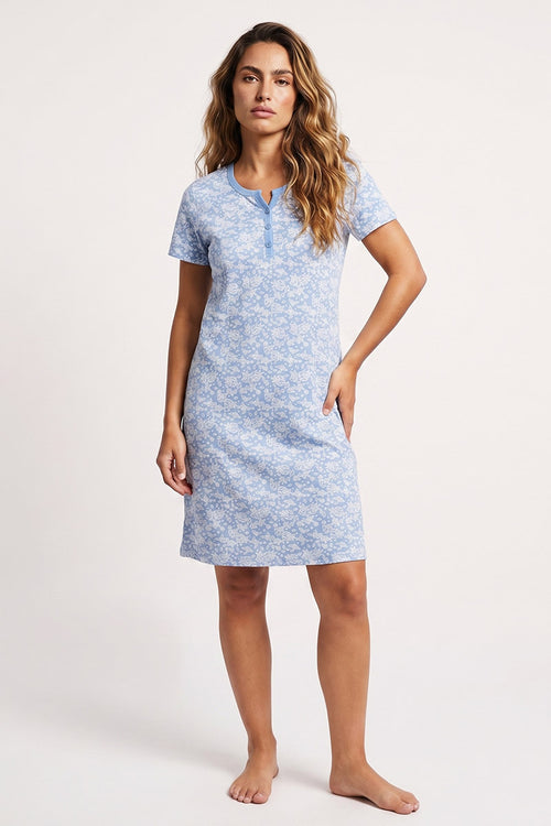 armor-lux-chemise-de-nuit-femme-coton-l-ger-jersey-160-g-m-comfort-fit image 2