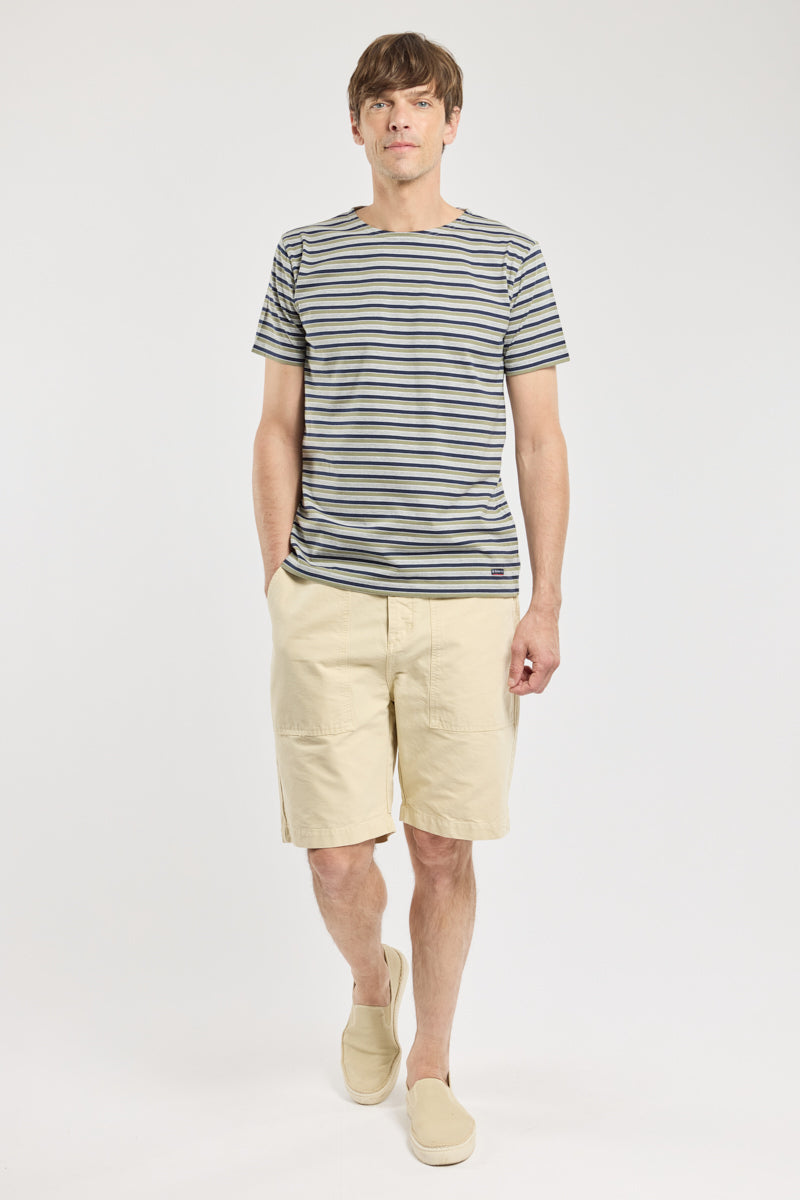 armor-lux-marini-re-bicolore-homme-coton-l-ger-manches-courtes image 3