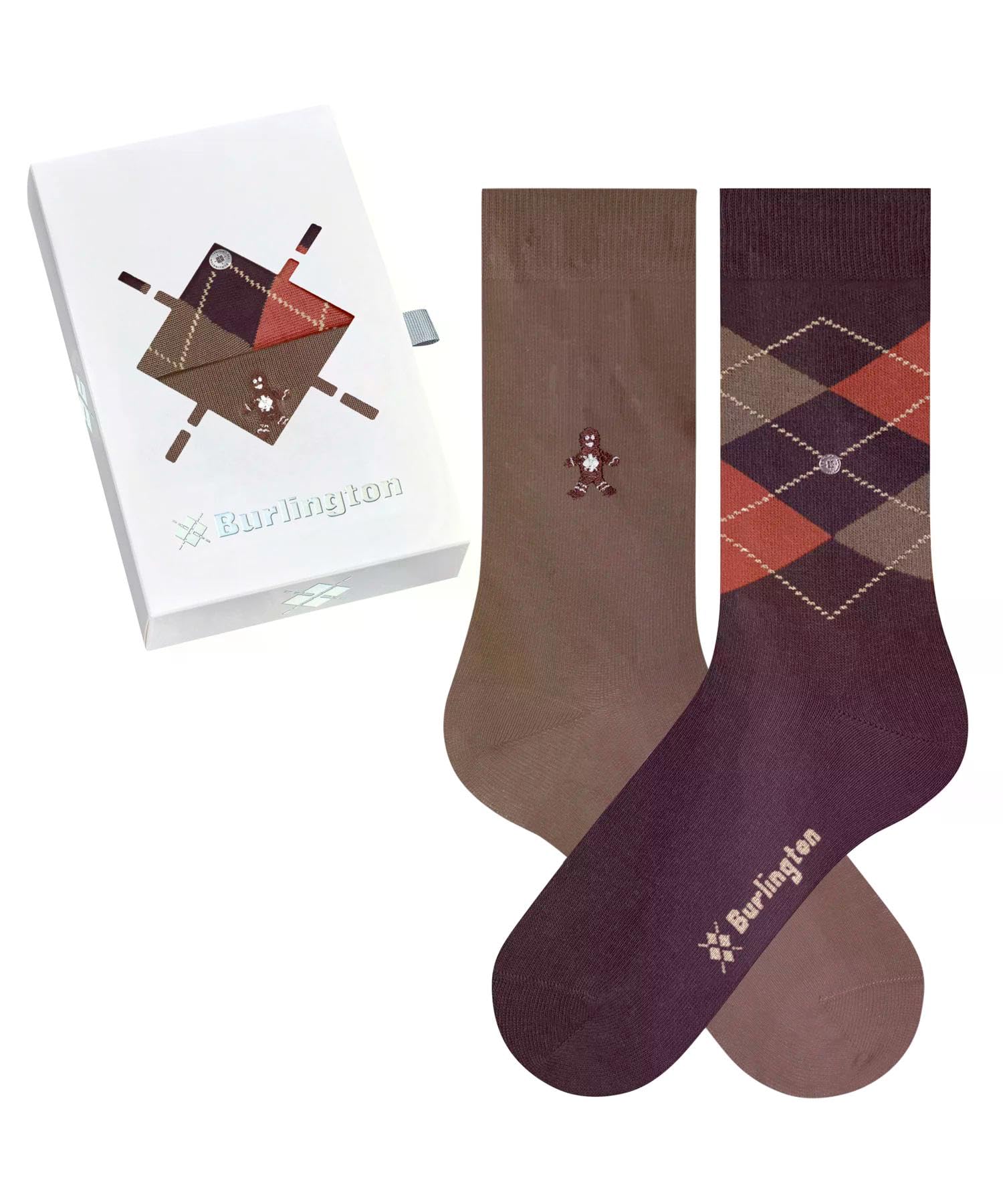 burlington-everyday-x-mas-chaussettes-femme-coton-lot-2-paires-36-41 image 1