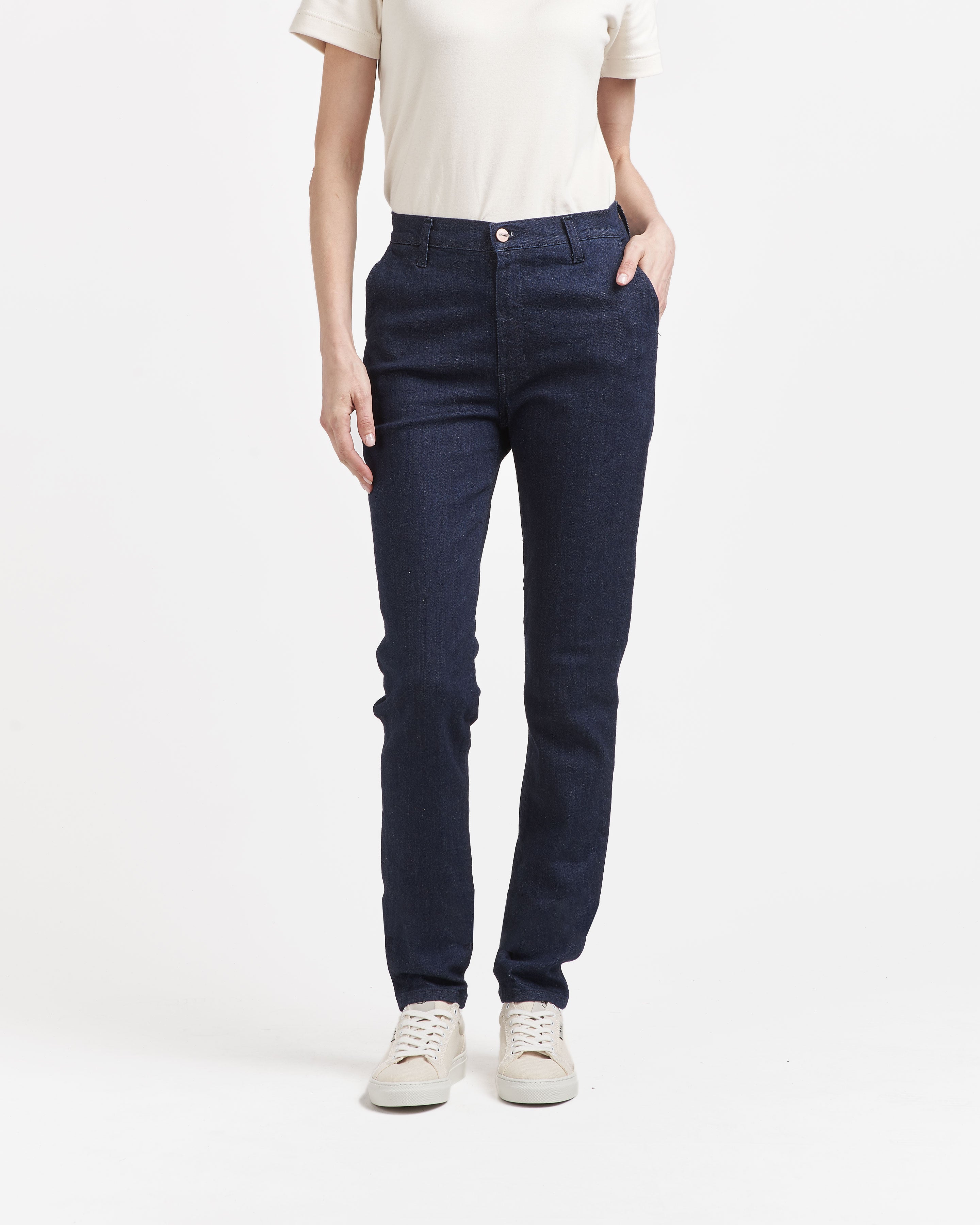 atelier-tuffery-l-onie-chino-femme-taille-haute-brut-coton-bio image 2