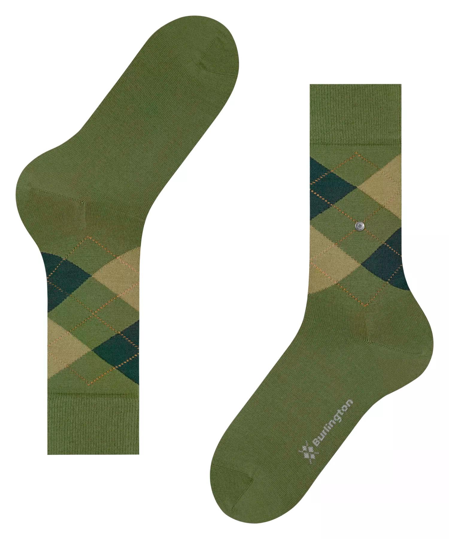 burlington-edinburgh-chaussettes-homme-vert-jade-7685-40-46 image 5