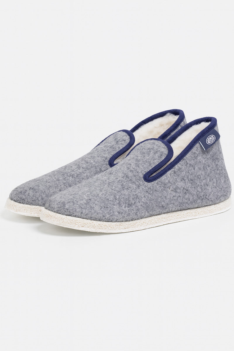 armor-lux-chaussons-unis-laine-44-46-drap-de-laine image 2