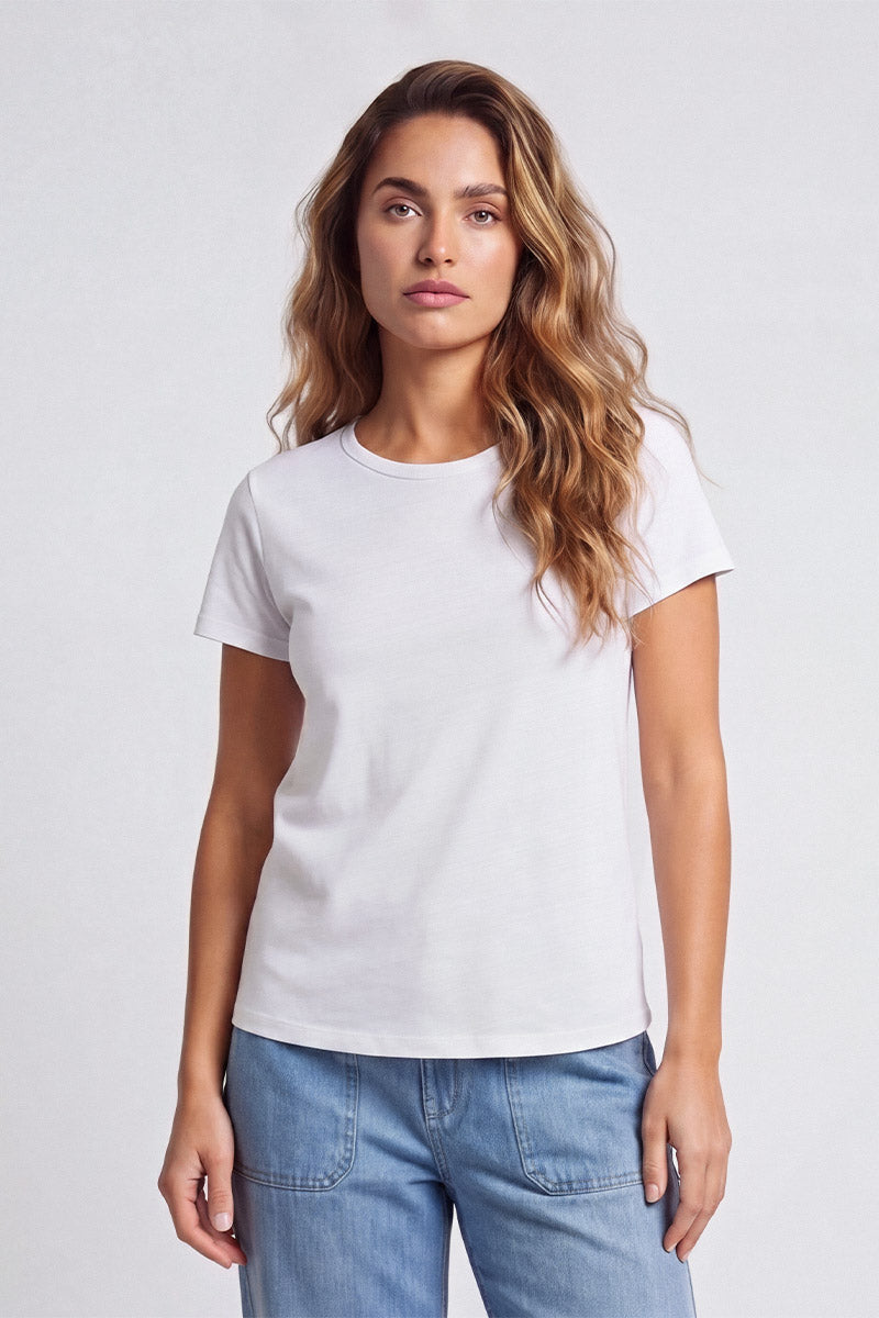armor-lux-t-shirt-femme-coton-flamm-col-rond image 2