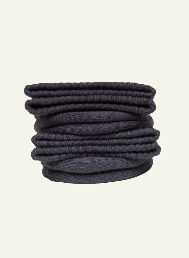 archiduchesse-bouclette-bleu-marine-chaussettes-chaudes-courtes image 1