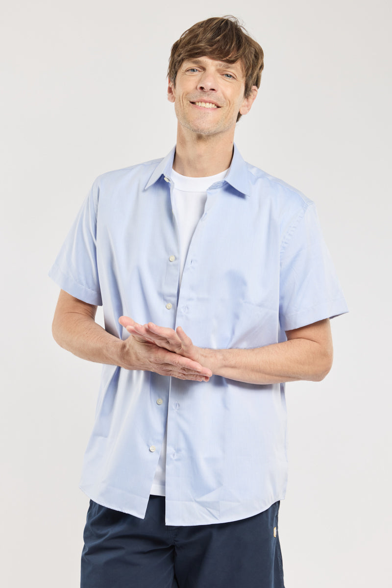 armor-lux-chemise-manches-courtes-homme-100-lin image 1