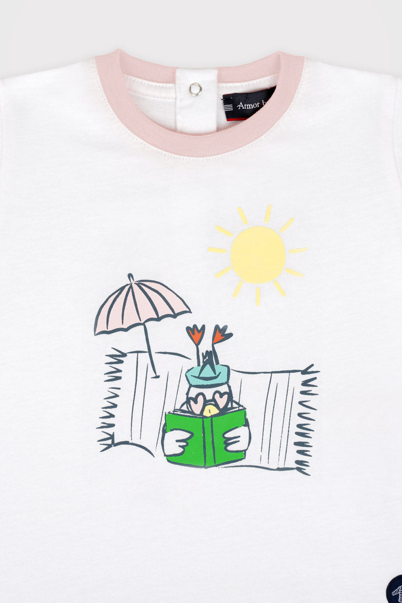 armor-lux-t-shirt-baby-coton-l-ger-imprim image 2