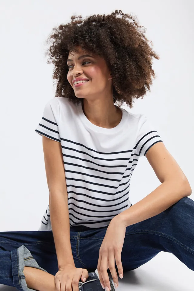 armor-lux-marini-re-etel-femme-coton-l-ger-manches-courtes image 1