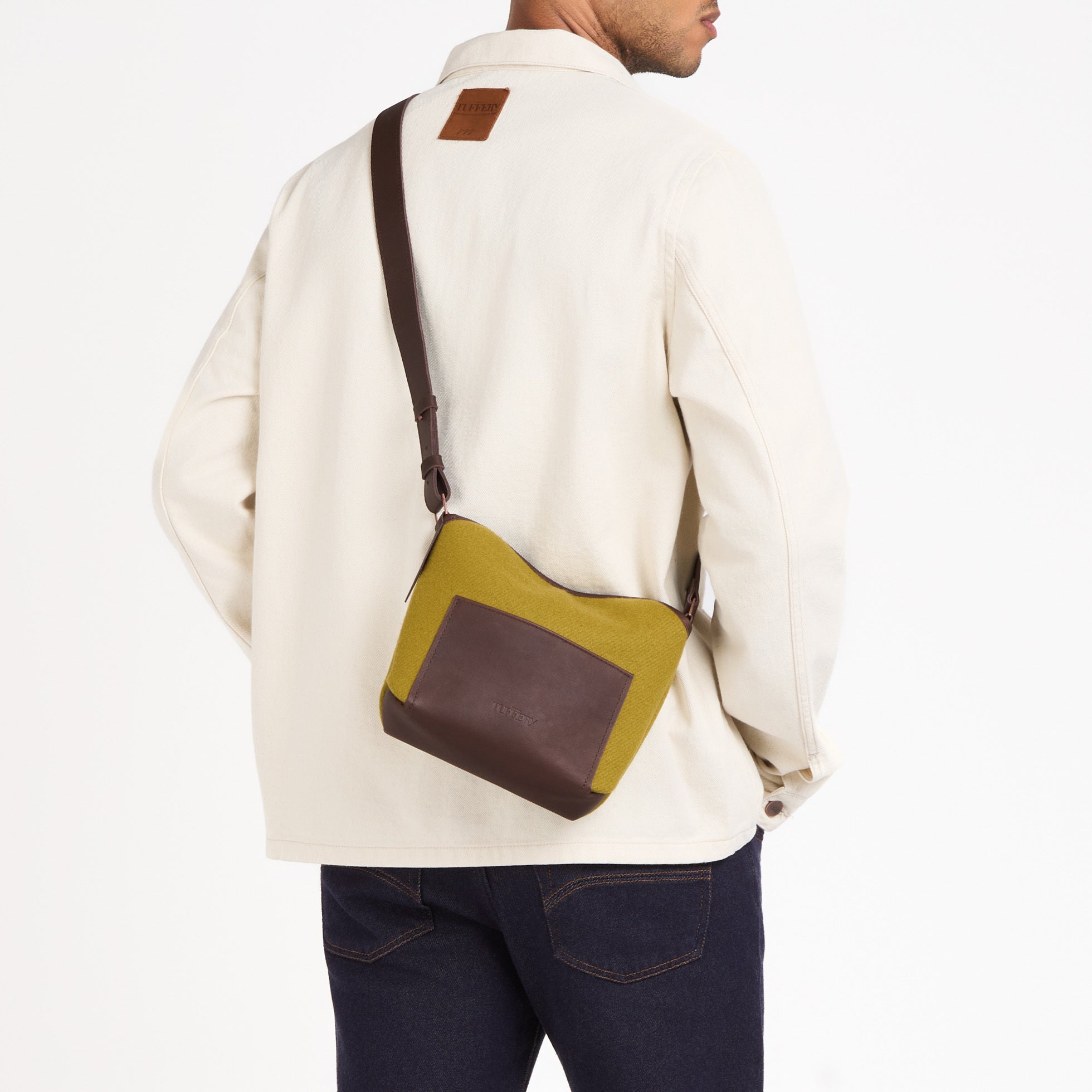atelier-tuffery-sac-bandouli-re-olive-laine-fran-aise-et-cuir image 5