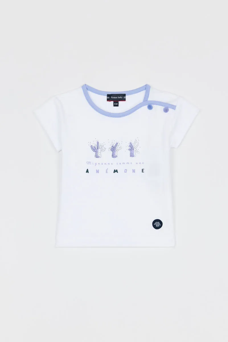 armor-lux-t-shirt-an-mones-baby-coton-l-ger-manches-courtes image 1